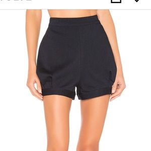 NBD Lina shorts dark denim size xs